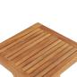 Preview: Gartentisch Klappbar 45x45x45 cm Massivholz Teak