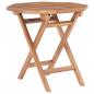Preview: ARDEBO.de - Gartentisch Klappbar 45x45x45 cm Massivholz Teak
