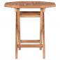 Preview: Gartentisch Klappbar 45x45x45 cm Massivholz Teak