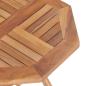 Preview: Gartentisch Klappbar 45x45x45 cm Massivholz Teak