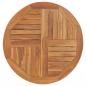 Preview: Tischplatte Massivholz Teak Rund 2,5 cm 80 cm