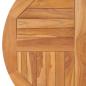 Preview: Tischplatte Massivholz Teak Rund 2,5 cm 80 cm