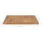 Preview: ARDEBO.de - Tischplatte Massivholz Teak 60×60×2,5 cm