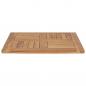 Preview: Tischplatte Massivholz Teak 60×60×2,5 cm