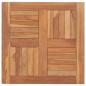 Preview: Tischplatte Massivholz Teak 60×60×2,5 cm