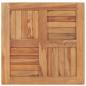 Preview: Tischplatte Massivholz Teak 60×60×2,5 cm