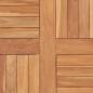 Preview: Tischplatte Massivholz Teak 60×60×2,5 cm