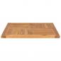 Preview: Tischplatte Massivholz Teak 70×70×2,5 cm 
