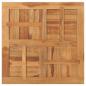 Preview: Tischplatte Massivholz Teak Quadratisch 80×80×2,5 cm