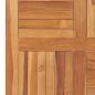 Preview: Tischplatte Massivholz Teak Quadratisch 80×80×2,5 cm