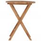 Preview: Gartentisch Klappbar 60 cm Massivholz Teak