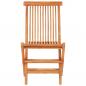Preview: 3-tlg. Bistro-Set Klappbar Teak Massivholz