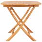 Preview: Gartentisch Klappbar 160×80×75 cm Massivholz Teak