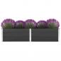 Preview: ARDEBO.de - Garten-Hochbeet 250 x 50 x 54 cm WPC Grau
