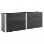 Preview: Garten-Hochbeet 250 x 100 x 91 cm WPC Grau
