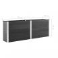 Preview: Garten-Hochbeet 250 x 100 x 91 cm WPC Grau