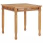Preview: ARDEBO.de - Garten-Esstisch 80x80x80 cm Massivholz Teak