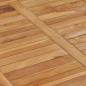 Preview: Garten-Esstisch 80x80x80 cm Massivholz Teak