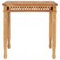 Preview: Garten-Esstisch 80x80x80 cm Massivholz Teak
