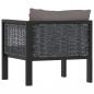 Preview: Sofa-Eckelement mit Linker Armlehne Poly Rattan Anthrazit 