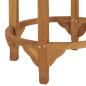 Preview: ARDEBO.de - Bartisch Ø 60 cm Massivholz Teak
