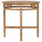 Preview: ARDEBO.de - Esstisch Ø 80 cm Massivholz Teak