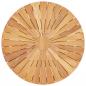 Preview: Gartentisch Klappbar Ø 60 cm Massivholz Teak
