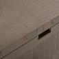 Preview: Gartenbox Braun 114x47x60 cm