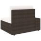 Preview: 3-tlg. Garten-Lounge-Set Poly Rattan Braun
