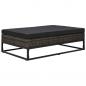 Preview: 5-tlg. Garten-Sofagarnitur mit Auflagen Poly Rattan Grau