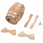 Preview: Weinfass mit Hahn Eichenholz Massiv 6 L