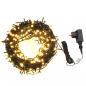 Preview: Lichterkette mit 400 LEDs 40 m 8 Lichteffekte Warmweiß