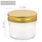 Preview: Marmeladengläser mit goldenem Deckel 48 Stk. 110 ml