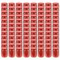 Preview: ARDEBO.de - Marmeladengläser mit Rotem Deckel 96 Stk. 230 ml