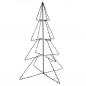 Preview: Weihnachtsbaum in Kegelform 240 LEDs Indoor Outdoor 115x150 cm