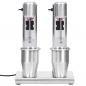 Preview: Milchshake-Mixer mit zwei Bechern Edelstahl 2 L