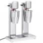 Preview: Milchshake-Mixer mit zwei Bechern Edelstahl 2 L