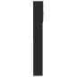 Preview: Waschmaschinenschrank Schwarz 64x25,5x190 cm Holzwerkstoff