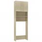 Preview: Waschmaschinenschrank Sonoma-Eiche 64x25,5x190 cm Holzwerkstoff