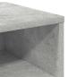 Preview: Nachttisch Betongrau 40x30x30 cm Holzwerkstoff