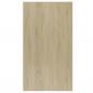 Preview: Bücherregal/Sideboard Sonoma Eiche 50x25x80 cm Holzwerkstoff