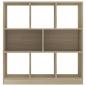 Preview: Bücherregal Sonoma-Eiche 97,5x29,5x100 cm Holzwerkstoff