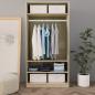 Preview: Kleiderschrank Sonoma-Eiche 100x50x200 cm Holzwerkstoff