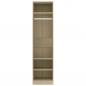 Preview: Kleiderschrank Sonoma-Eiche 50x50x200 cm Holzwerkstoff