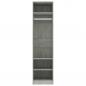 Preview: Kleiderschrank Betongrau 50x50x200 cm Holzwerkstoff
