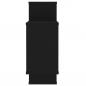 Preview: Wandregale Schwarz 104x20x58,5 cm Holzwerkstoff