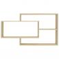 Preview: Wandregale Sonoma-Eiche 104x20x58,5 cm Holzwerkstoff