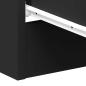 Preview: Nachttische 2 Stk. Schwarz 38x35x56 cm Holzwerkstoff