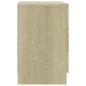 Preview: Nachttisch Sonoma Eiche 38x35x56 cm Holzwerkstoff