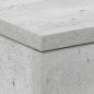 Preview: Nachttisch Betongrau 38x35x56 cm Holzwerkstoff